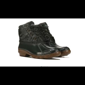 Sperry Syren waterproof Duck Boots (Olive Green)